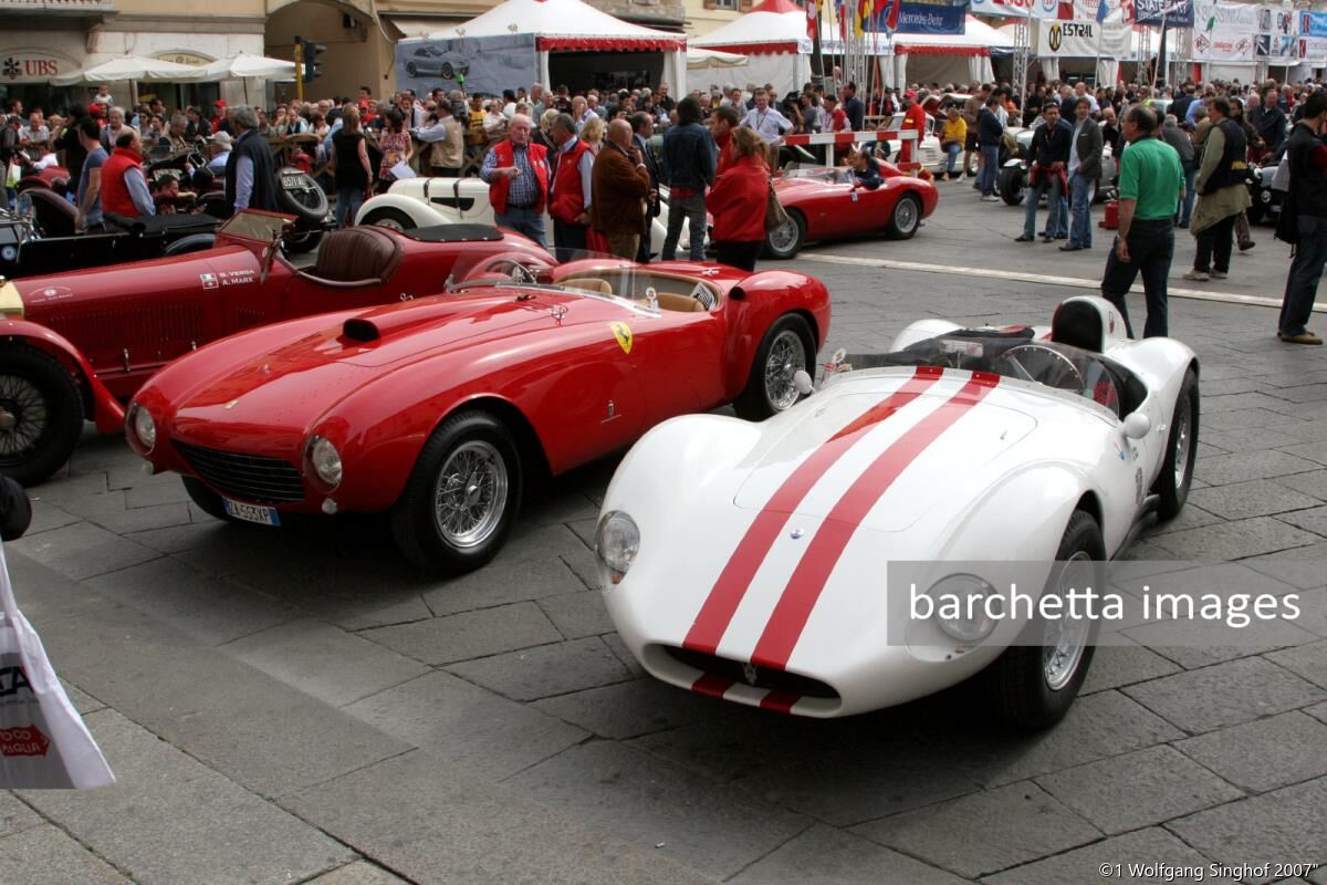 335 Maserati A6 GCS s/n 2071 Male/Male & 154 Ferrari 375 MM PF Spyder s/n 0360AM Gnutti/Gnutti Pozzi