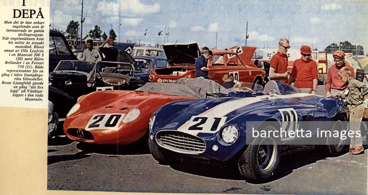 Bjorn Bellander and 857 at Cannon Historic race 21 Aug., 1966