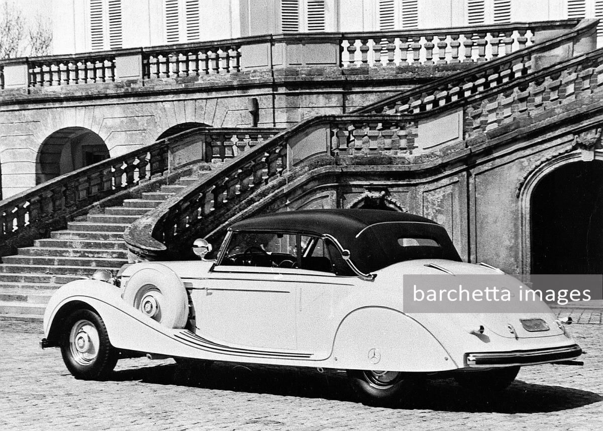 1938 to 1943 ... Mercedes-Benz "Super Mercedes" (W 150) ... Cabriolet B, 1940, one-off built for the Crown Prince of Iran