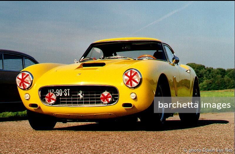 Ferrari 250 GT SWB berlinetta replica  owned by Guus Bierman's making us of a SWB California Spyder .... identity