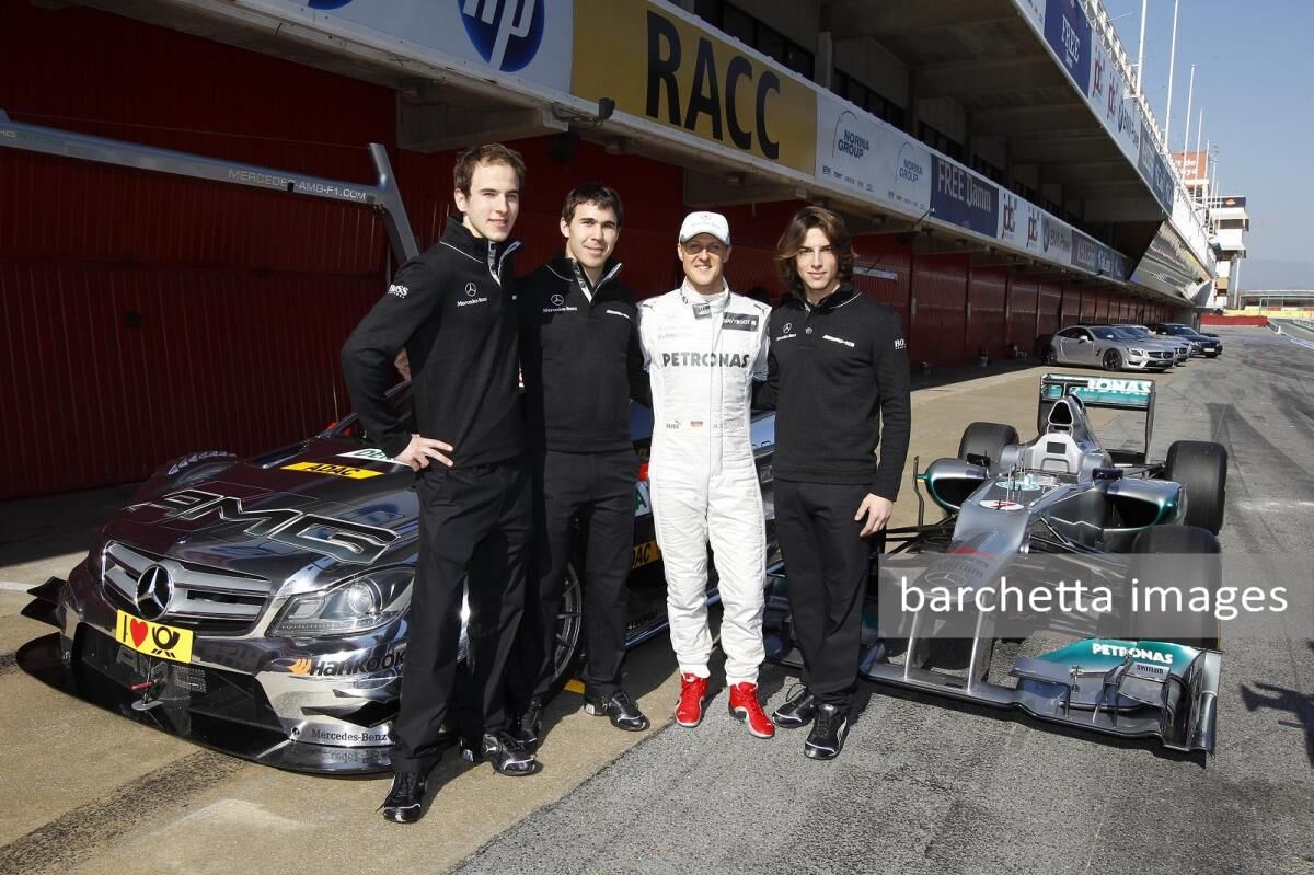 Mercedes-Benz, DTM, Roberto Merhi, Christian Vietoris, Robert Wickens, Michael Schumacher