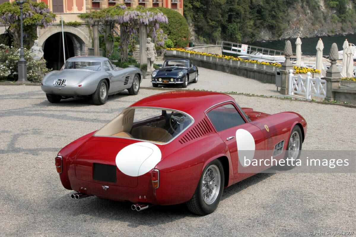 070 Ferrari 375 MM Coupé by Scaglietti sn 0402AM;074 Ferrari 250 GT SWB California Spider by Scaglietti sn 2561GT;106 Ferrari 250 GT TdF Berlinetta by Scaglietti sn 0683GT