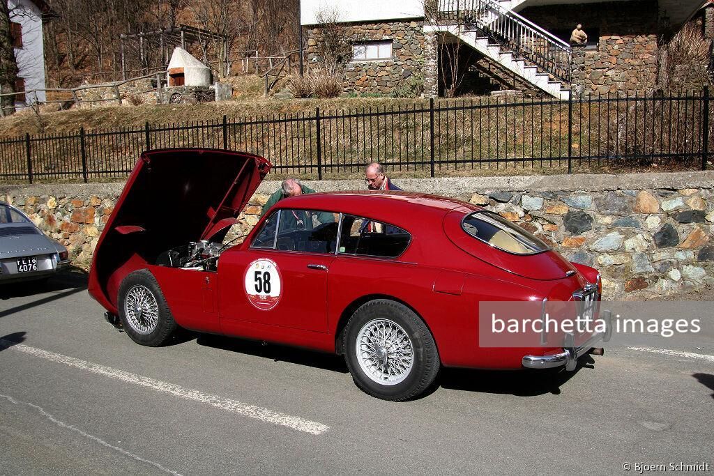 058 3°  White Robert Greenslade Dennis ASTON MARTIN DB Mklll 1958 UK