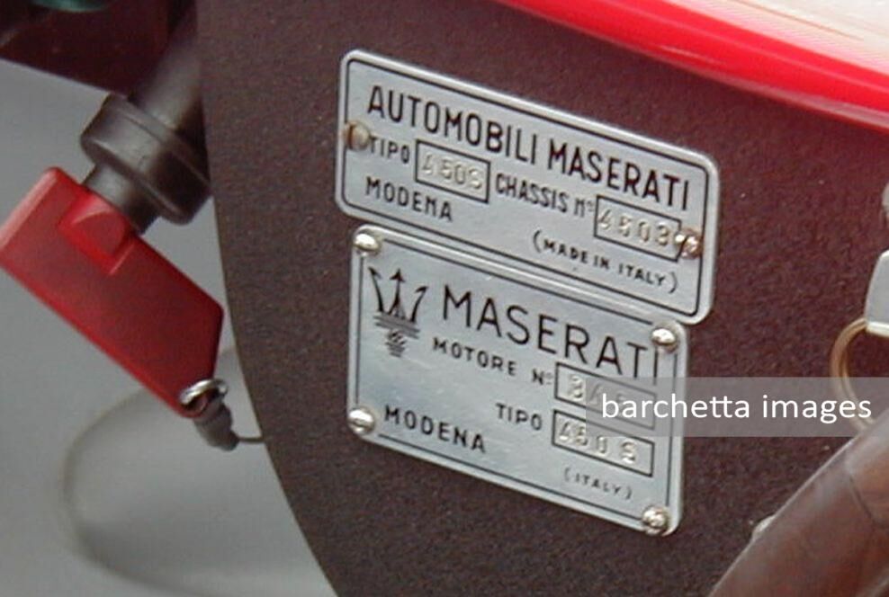 Maserati 450S s/n 4503 - Bruce McCaw