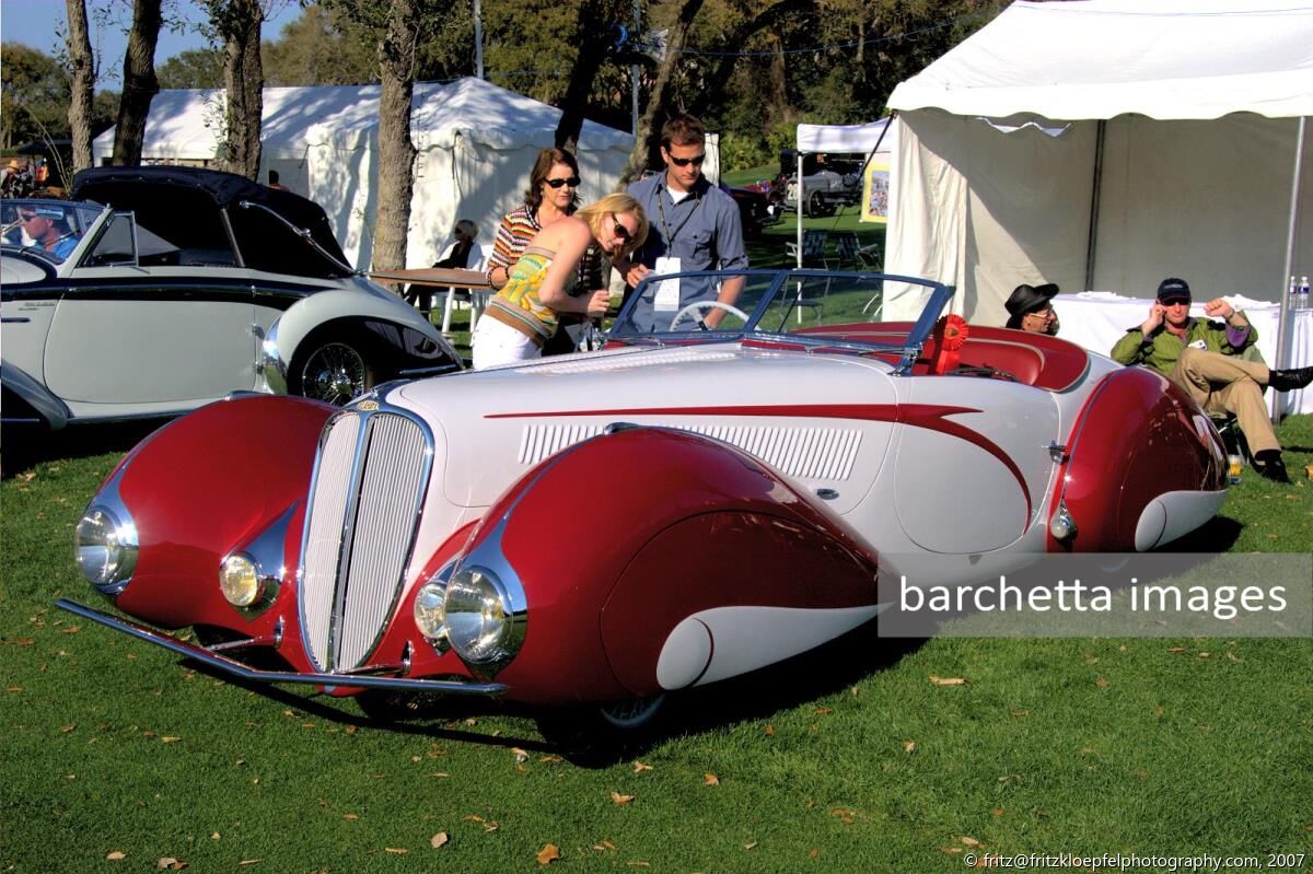1937 Delahaye 135M Figoni and Falaschi - Mark Hyman - Amelia Awards - Delahaye