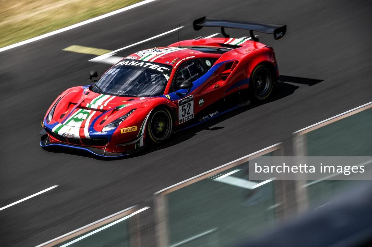 2021/jul/03-04 - race 1 25th OA 4th Pro-Am Cup - race 2 25th OA4th Pro-Am - GT WCE Misano - AF Corse - Louis Machiels, Andrea Bertolini - #52